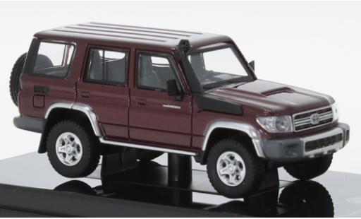 Diecast model cars Toyota Land Cruiser 1/64 Para64 76 metallise red 2014 Toyota Land Cruiser 1/64 Para64 76 metallise red 2014 diecast model cars
