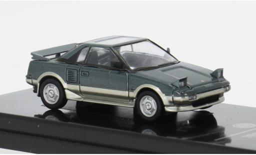 Diecast model cars Toyota MR 1/64 Para64 2 MK1 grün/gold 1985 1:64 Toyota MR 1/64 Para64 2 MK1 grün/gold 1985 1:64 diecast model cars
