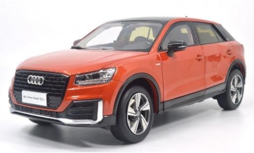 Audi Q2 1/18 Paudi L metallic orange 2018 diecast model cars