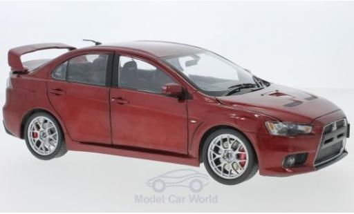 Mitsubishi Lancer 1/18 Paudi EVO X metallic red RHD diecast model cars