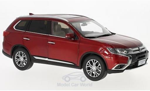 Mitsubishi Outlander 1/18 Paudi metallic red 2016 diecast model cars