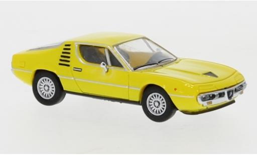 Diecast model cars Alfa Romeo Montreal 1/87 PCX87 yellow 1970 Alfa Romeo Montreal 1/87 PCX87 yellow 1970 diecast model cars