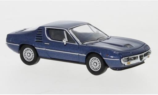 Diecast model cars Alfa Romeo Montreal 1/87 PCX87 metallic blue 1970 Alfa Romeo Montreal 1/87 PCX87 metallic blue 1970 diecast model cars