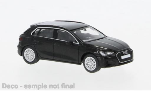 Diecast model cars Audi A3 1/87 PCX87 (8Y) metallise schwarz 2022 1:87 Audi A3 1/87 PCX87 (8Y) metallise schwarz 2022 1:87 diecast model cars