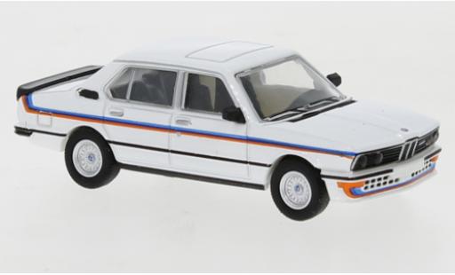 Bmw M535 1/87 PCX87 i (E12) white/Dekor 1980 diecast model cars