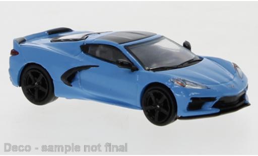 Diecast model cars Chevrolet Corvette 1/87 PCX87 C8 blue 2020 Chevrolet Corvette 1/87 PCX87 C8 blue 2020 diecast model cars