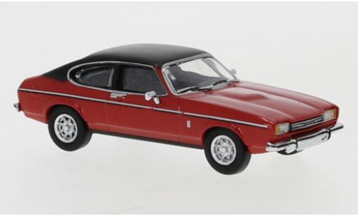 Ford Capri 1/87 PCX87 MK II red/matt-black 1974 diecast model cars