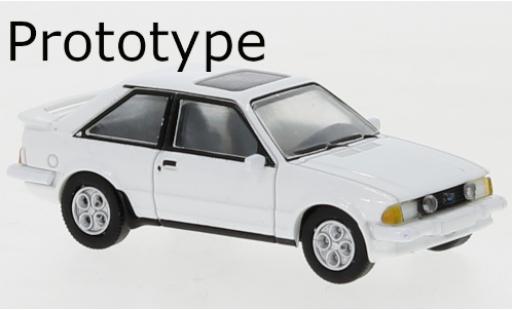 Diecast model cars Ford Escort 1/87 PCX87 MK III XR3 white 1981 Ford Escort 1/87 PCX87 MK III XR3 white 1981 diecast model cars