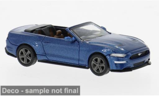 Diecast model cars Ford Mustang 1/87 PCX87 VI Cabriolet blau 2020 1:87 Ford Mustang 1/87 PCX87 VI Cabriolet blau 2020 1:87 diecast model cars