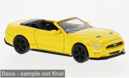 Diecast model cars Ford Mustang 1/87 PCX87 VI Cabriolet gelb 2020 1:87 Ford Mustang 1/87 PCX87 VI Cabriolet gelb 2020 1:87 diecast model cars