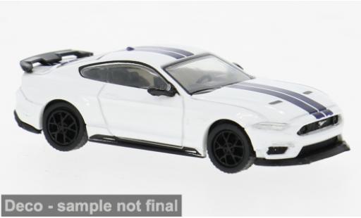 Diecast model cars Ford Mustang 1/87 PCX87 VI Mach I weiss/blau 2020 1:87 Ford Mustang 1/87 PCX87 VI Mach I weiss/blau 2020 1:87 diecast model cars