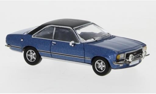 Opel Commodore 1/87 PCX87 B Coupe metallic blue/matt-black 1972 diecast model cars