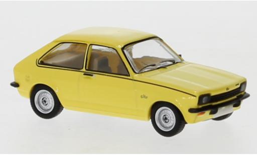 Diecast model cars Opel Kadett 1/87 PCX87 C City J yellow 1975 Opel Kadett 1/87 PCX87 C City J yellow 1975 diecast model cars