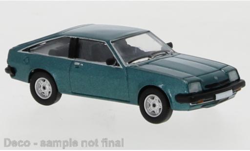 Diecast model cars Opel Manta 1/87 PCX87 B CC metallic green 1980 Opel Manta 1/87 PCX87 B CC metallic green 1980 diecast model cars