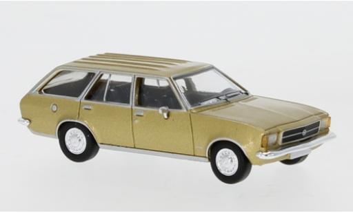Opel Rekord 1/87 PCX87 D Caravan gold 1972 diecast model cars