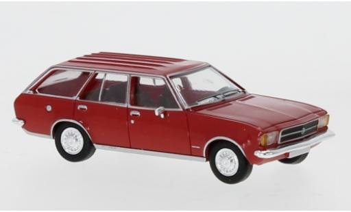 Opel Rekord 1/87 PCX87 D Caravan red 1972 diecast model cars
