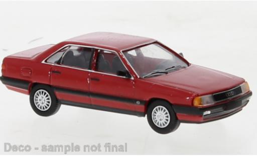 Audi 100 1/87 PCX87 (C3) red 1982 diecast model cars