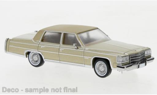 Diecast model cars Cadillac Fleetwood 1/87 PCX87 Brougham metallise beige 1982 Cadillac Fleetwood 1/87 PCX87 Brougham metallise beige 1982 diecast model cars