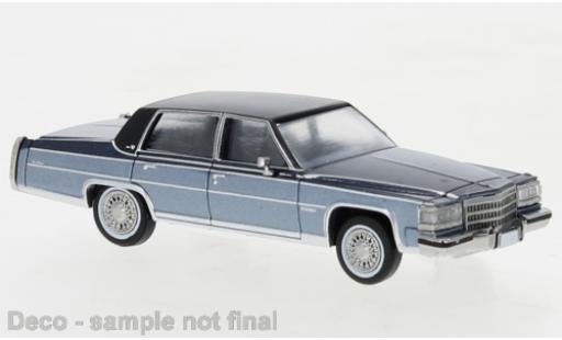 Diecast model cars Cadillac Fleetwood 1/87 PCX87 Brougham metallise blue clair/metallise blue foncé 1982 Cadillac Fleetwood 1/87 PCX87 Brougham metallise blue clair/metallise blue foncé 1982 diecast model cars