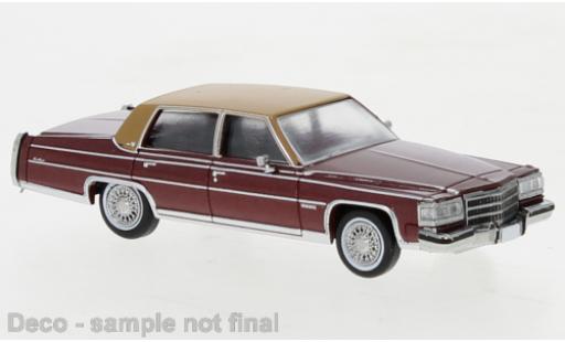 Diecast model cars Cadillac Fleetwood 1/87 PCX87 Brougham metallise red foncé/matte-brun 1982 Cadillac Fleetwood 1/87 PCX87 Brougham metallise red foncé/matte-brun 1982 diecast model cars