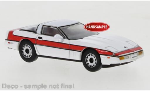 Diecast model cars Chevrolet Corvette 1/87 PCX87 C4 white/red 1984 Chevrolet Corvette 1/87 PCX87 C4 white/red 1984 diecast model cars