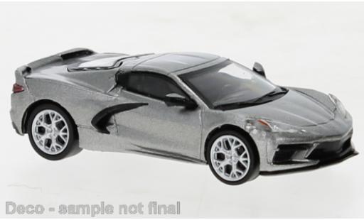 Diecast model cars Chevrolet Corvette 1/87 PCX87 C8 metallise grey 2020 Chevrolet Corvette 1/87 PCX87 C8 metallise grey 2020 diecast model cars