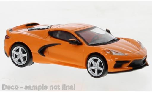 Diecast model cars Chevrolet Corvette 1/87 PCX87 C8 orange 2020 Chevrolet Corvette 1/87 PCX87 C8 orange 2020 diecast model cars