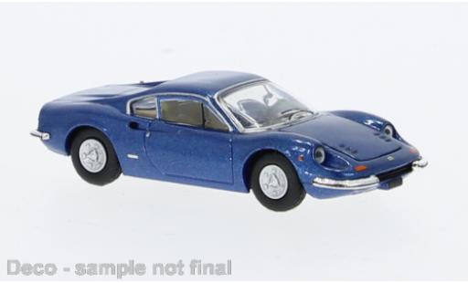 Diecast model cars Ferrari Dino 1/87 PCX87 246 GT metallise blue 1969 Ferrari Dino 1/87 PCX87 246 GT metallise blue 1969 diecast model cars