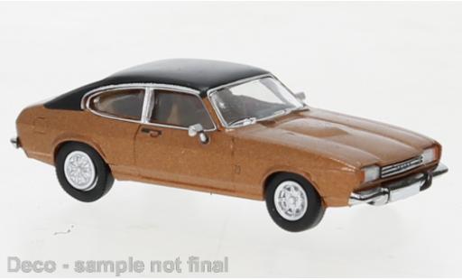 Diecast model cars Ford Capri 1/87 PCX87 MK II metallise brown 1974 Ford Capri 1/87 PCX87 MK II metallise brown 1974 diecast model cars