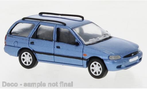 Diecast model cars Ford Escort 1/87 PCX87 MK VII Turnier metallise blue 1995 Ford Escort 1/87 PCX87 MK VII Turnier metallise blue 1995 diecast model cars
