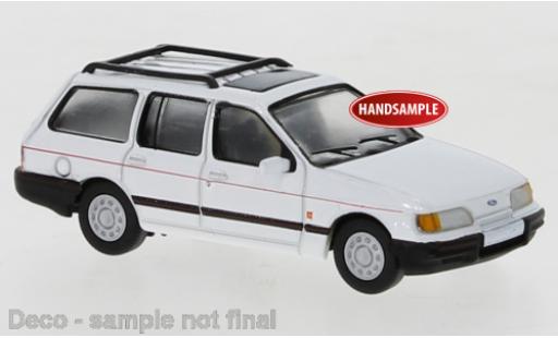 Diecast model cars Ford Sierra 1/87 PCX87 Turnier white 1987 Ford Sierra 1/87 PCX87 Turnier white 1987 diecast model cars