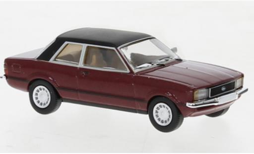 Diecast model cars Ford Taunus 1/87 PCX87 TC2 metallise red foncé/matte-black 1976 Ford Taunus 1/87 PCX87 TC2 metallise red foncé/matte-black 1976 diecast model cars