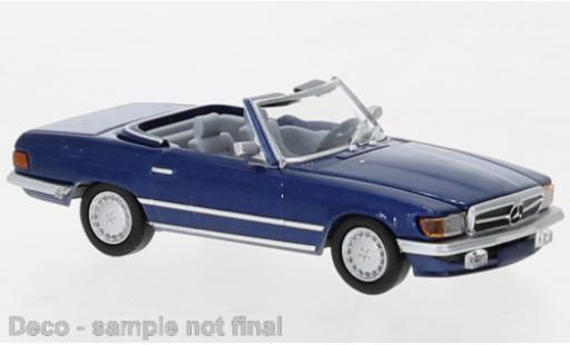 Diecast model cars Mercedes Classe SL 1/87 PCX87 SL (R107) metallise blue foncé 1985 Mercedes Classe SL 1/87 PCX87 SL (R107) metallise blue foncé 1985 diecast model cars