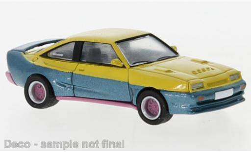Diecast model cars Opel Manta 1/87 PCX87 B Mattig yellow/blue 1991 Opel Manta 1/87 PCX87 B Mattig yellow/blue 1991 diecast model cars