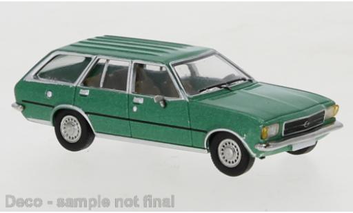 Diecast model cars Opel Rekord 1/87 PCX87 D Caravan metallise green 1972 Opel Rekord 1/87 PCX87 D Caravan metallise green 1972 diecast model cars