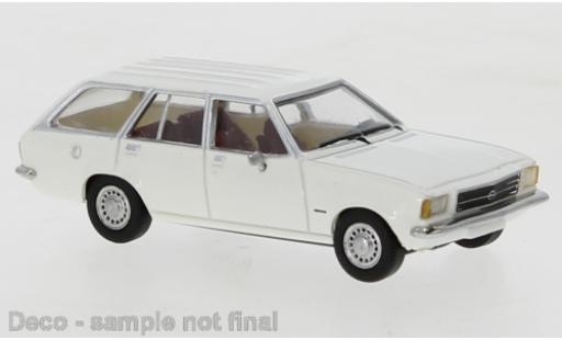 Diecast model cars Opel Rekord 1/87 PCX87 D Caravan white 1972 Opel Rekord 1/87 PCX87 D Caravan white 1972 diecast model cars