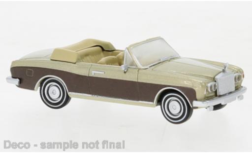 Diecast model cars Rolls Royce Corniche 1/87 PCX87 metallise beige/metallise brown 1971 Rolls Royce Corniche 1/87 PCX87 metallise beige/metallise brown 1971 diecast model cars
