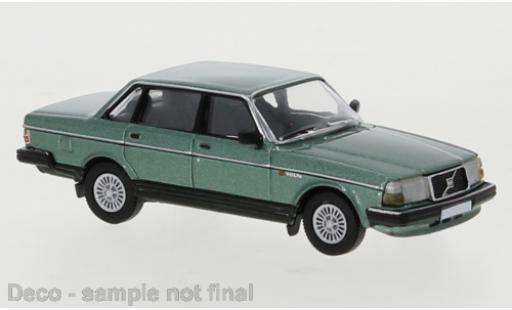 Diecast model cars Volvo 240 1/87 PCX87 metallise green 1989 Volvo 240 1/87 PCX87 metallise green 1989 diecast model cars