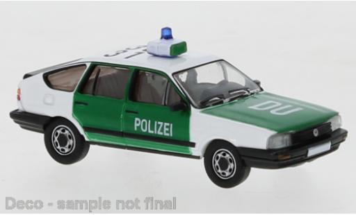 Diecast model cars Volkswagen Passat 1/87 PCX87 B2 white/green Polizei Duisburg 1985 Volkswagen Passat 1/87 PCX87 B2 white/green Polizei Duisburg 1985 diecast model cars