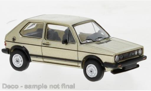 Diecast model cars Volkswagen Golf 1/87 PCX87 I GTI metallise beige 1980 Volkswagen Golf 1/87 PCX87 I GTI metallise beige 1980 diecast model cars
