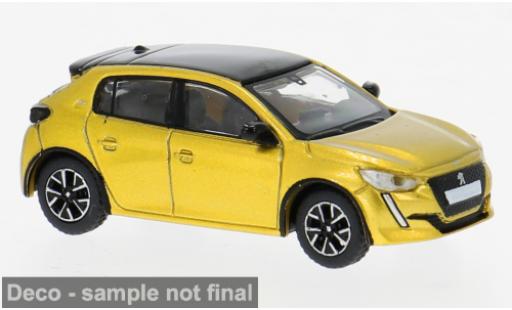 Peugeot 208 1/87 PCX87 II gelb 2019 1:87 diecast model cars