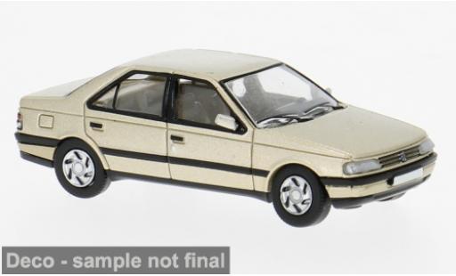 Peugeot 405 1/87 PCX87 beige 1987 1:87 diecast model cars