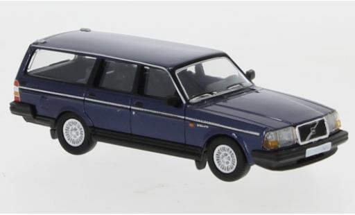 Diecast model cars Volvo 240 1/87 PCX87 GL Kombi metallic blue 1989 Volvo 240 1/87 PCX87 GL Kombi metallic blue 1989 diecast model cars