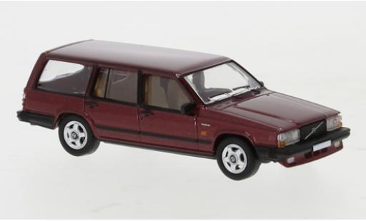 Diecast model cars Volvo 740 1/87 PCX87 Kombi metallic red 1985 Volvo 740 1/87 PCX87 Kombi metallic red 1985 diecast model cars