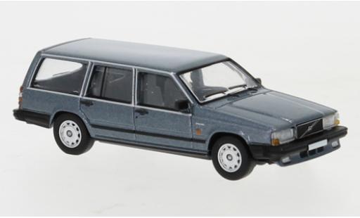 Diecast model cars Volvo 740 1/87 PCX87 Kombi metallic blue 1985 Volvo 740 1/87 PCX87 Kombi metallic blue 1985 diecast model cars