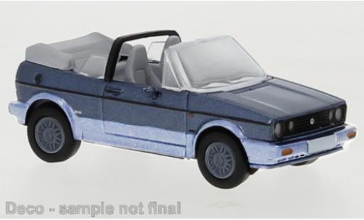Diecast model cars Volkswagen Golf 1/87 PCX87 I Cabriolet metallic blue/grey 1991 Bel-Air Volkswagen Golf 1/87 PCX87 I Cabriolet metallic blue/grey 1991 Bel-Air diecast model cars