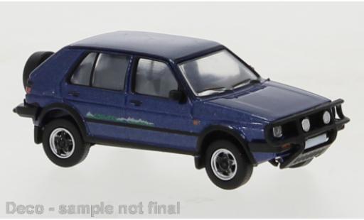 Diecast model cars Volkswagen Golf 1/87 PCX87 II Country metallic blue 1990 Volkswagen Golf 1/87 PCX87 II Country metallic blue 1990 diecast model cars