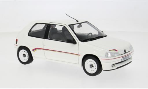 Peugeot 106 1/18 Norev Rally 1.3 weiss/Dekor 1993 1:18 diecast model cars