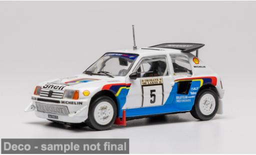 Peugeot 205 1/43 IXO Turbo 16V Evo 2 1000 Lakes Rally 1986 #6 S.Blomqvist/B.Berglund 1:43 diecast model cars
