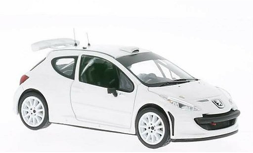 Peugeot 207 S2000 1/43 IXO Rally Spec matt-white 2011 diecast model cars
